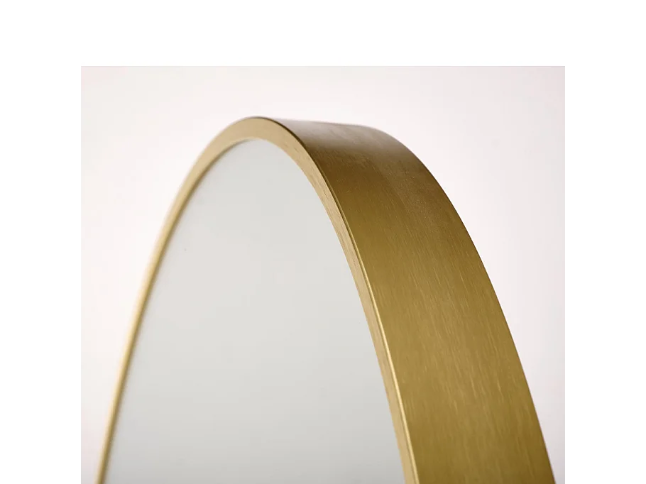 Miroir voute en métal doré 120 x 60 cm Hari