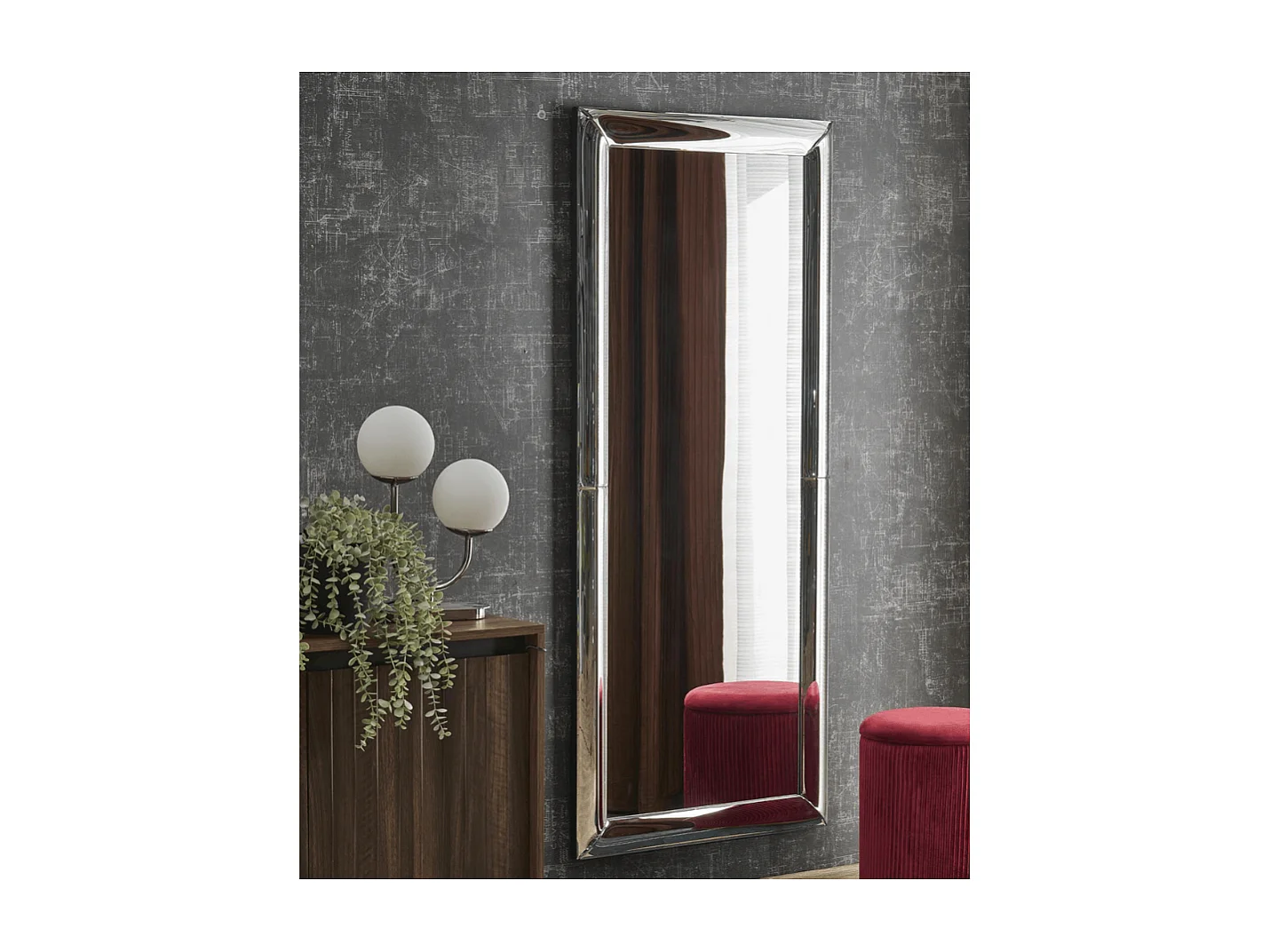 Miroir rectangulaire design 162 x 72 cm Come