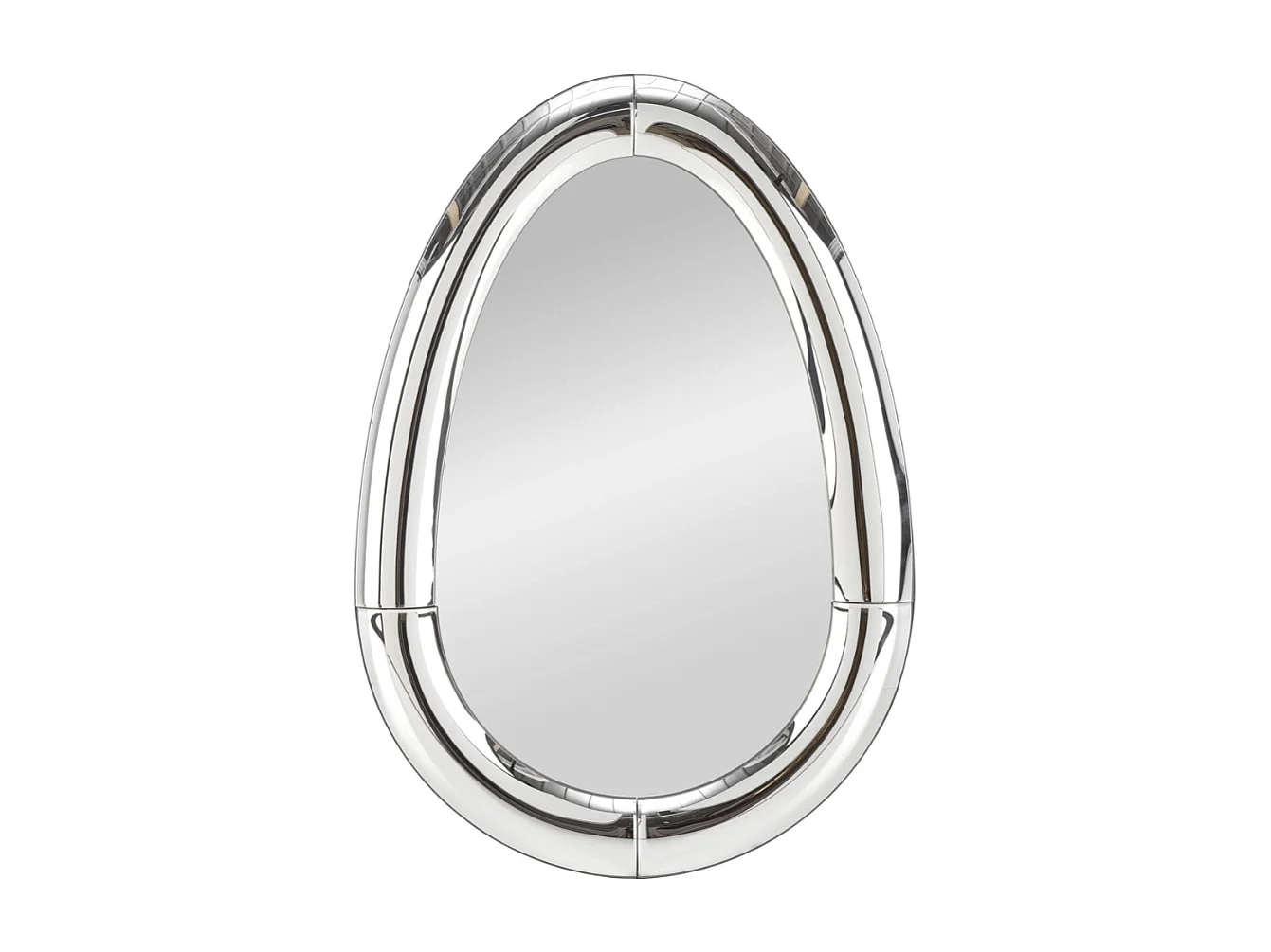 Miroir design ovoïde 80 x 120 cm Drop