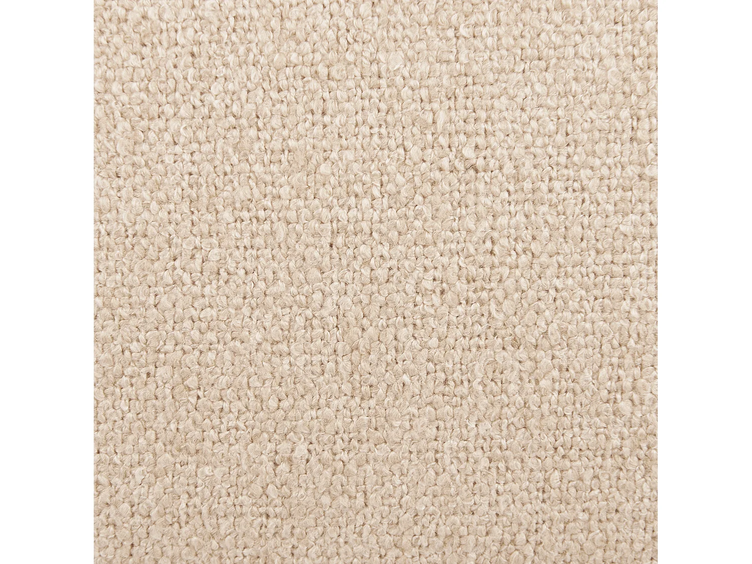 Pouf SHERALI Baumwolle Beige 50 cm 50 cm 30 cm