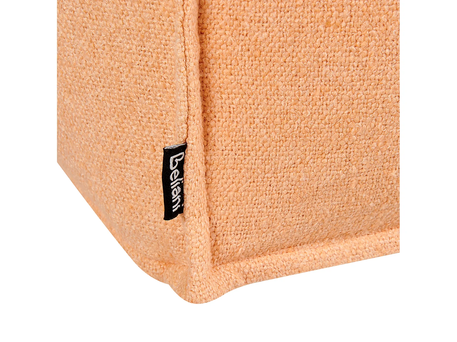 Pouf SHERALI Baumwolle Orange 50 cm 50 cm 30 cm