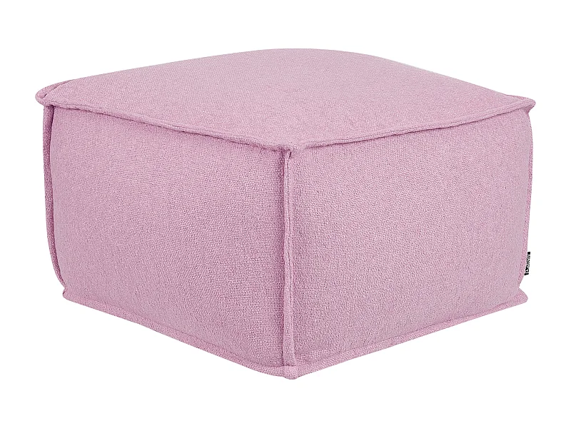Puf SHERALI Bawełna Różowy 50 cm 50 cm 30 cm