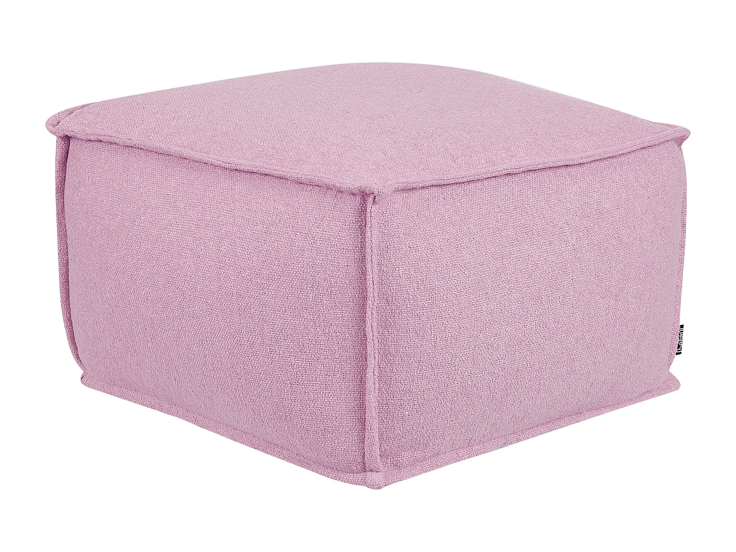 Pufe SHERALI Algodão Rosa 50 cm 50 cm 30 cm