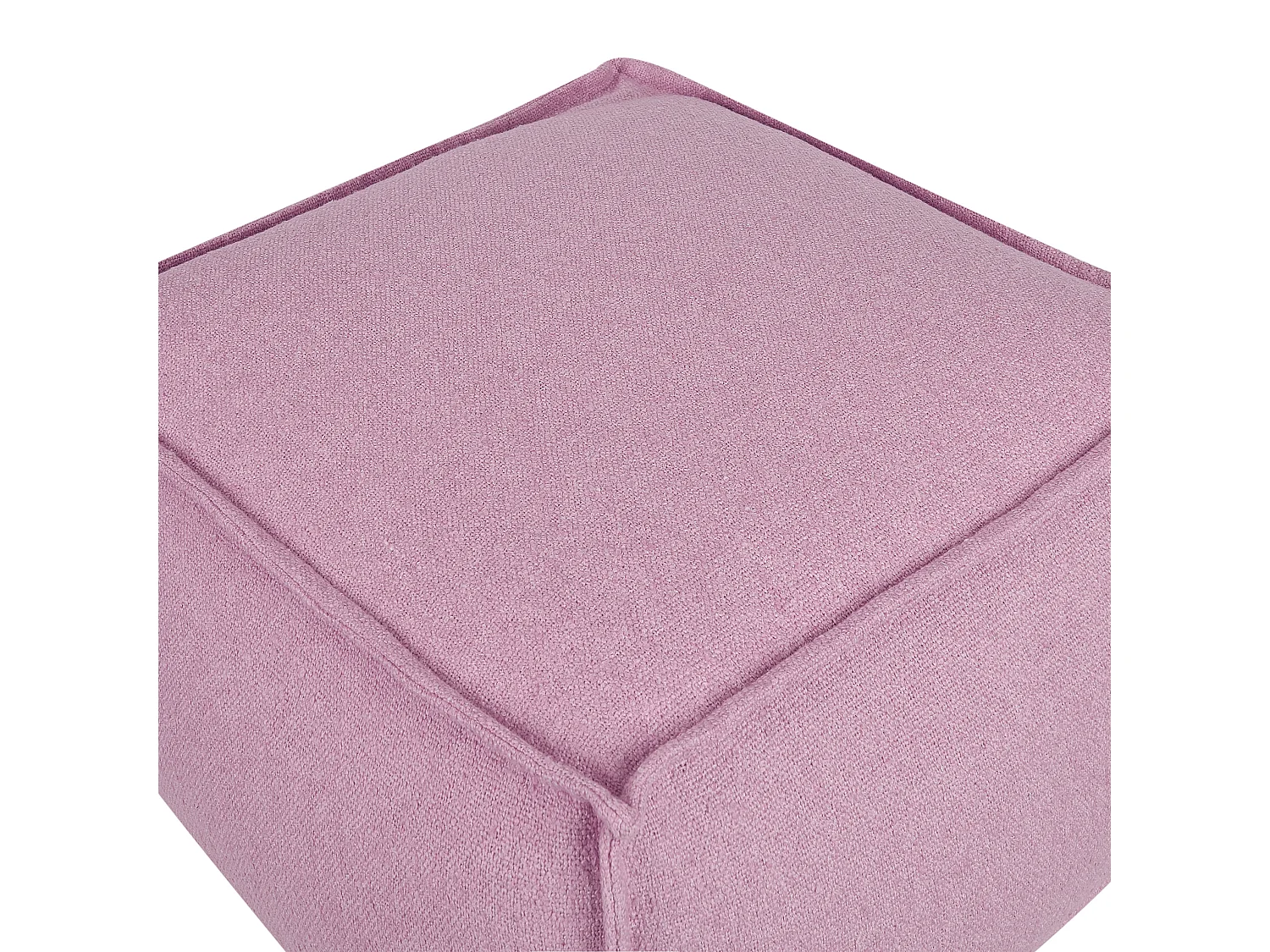 Pouf SHERALI Coton Rose 50 cm 50 cm 30 cm