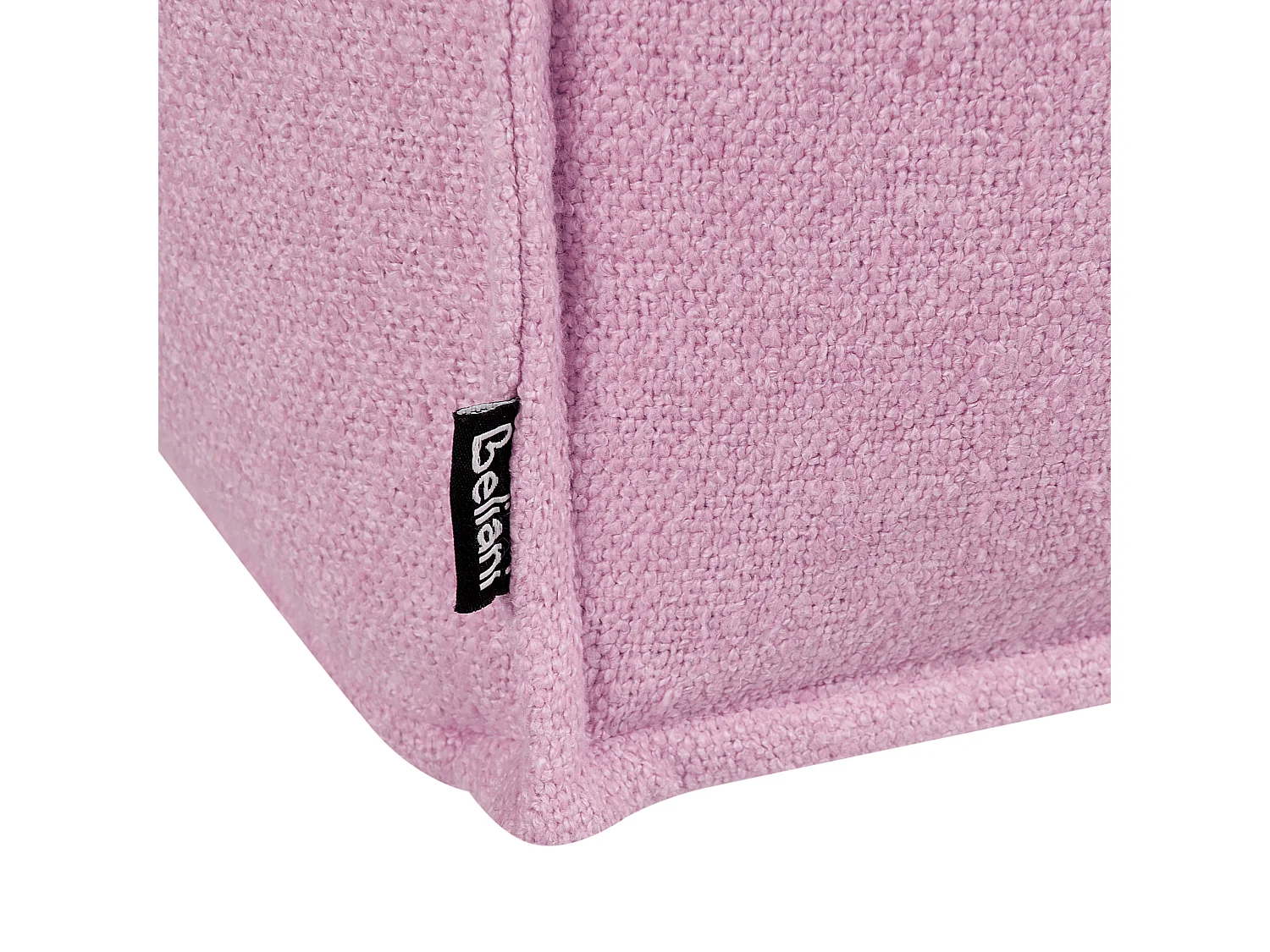 Pouf SHERALI Coton Rose 50 cm 50 cm 30 cm