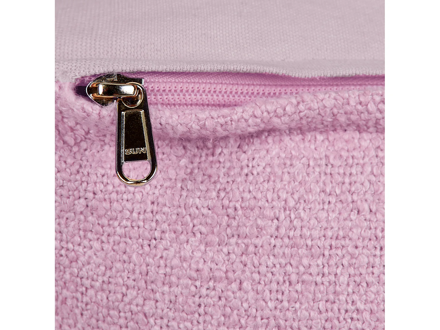 Pouf SHERALI Baumwolle Rosa 50 cm 50 cm 30 cm