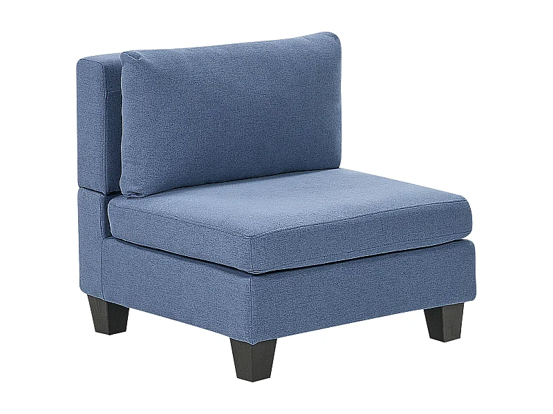 Poltrona modular UNSTAD Tecido Azul