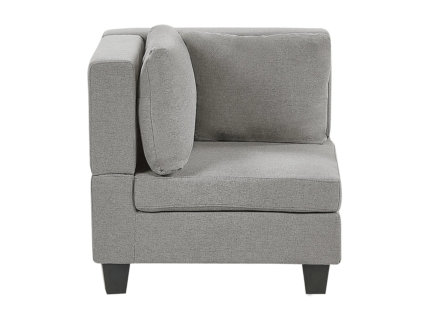 Hoekstuk stof lichtgrijs UNSTAD