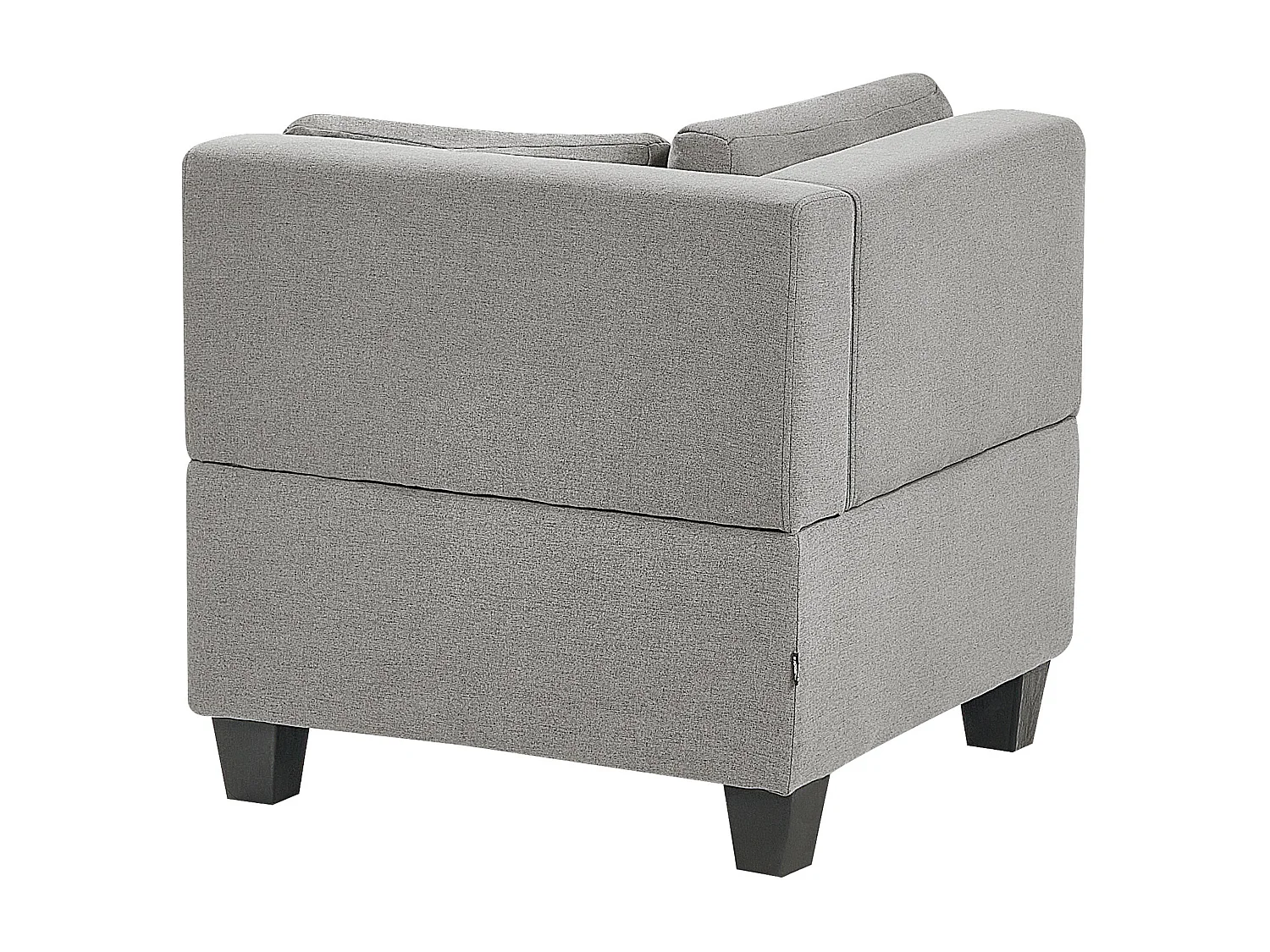 Hoekstuk stof lichtgrijs UNSTAD