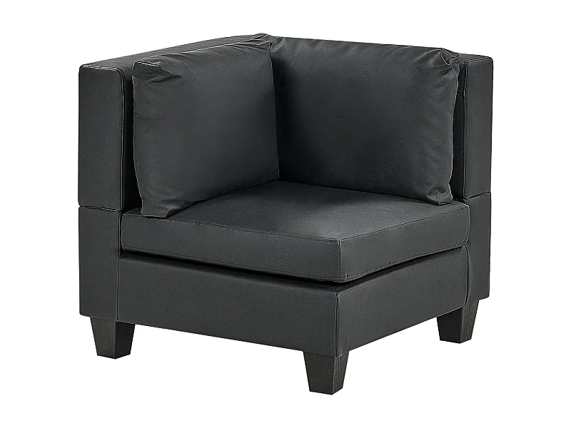 Module d'angle UNSTAD Cuir PU Noir