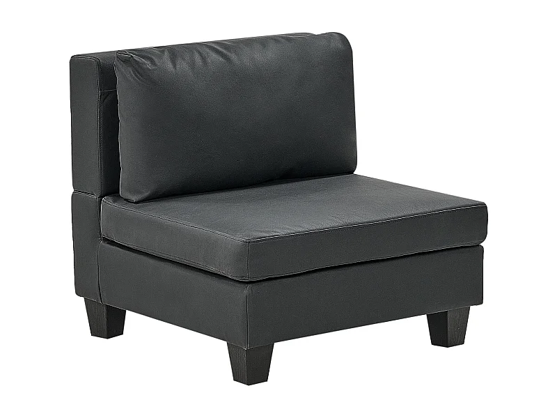 Module fauteuil UNSTAD Cuir PU Noir