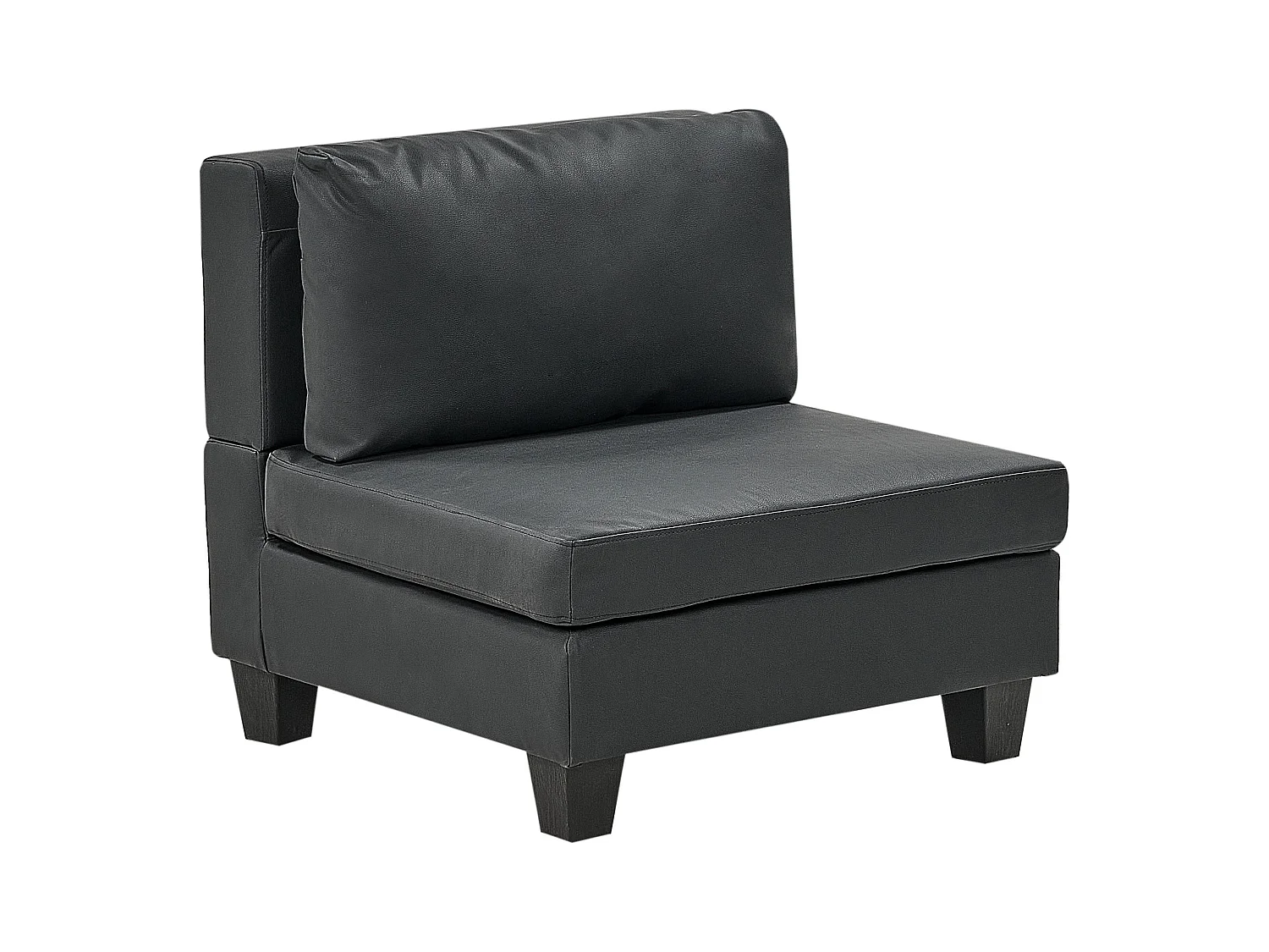 Sezione a 1 posto UNSTAD Pelle sintetica Nero