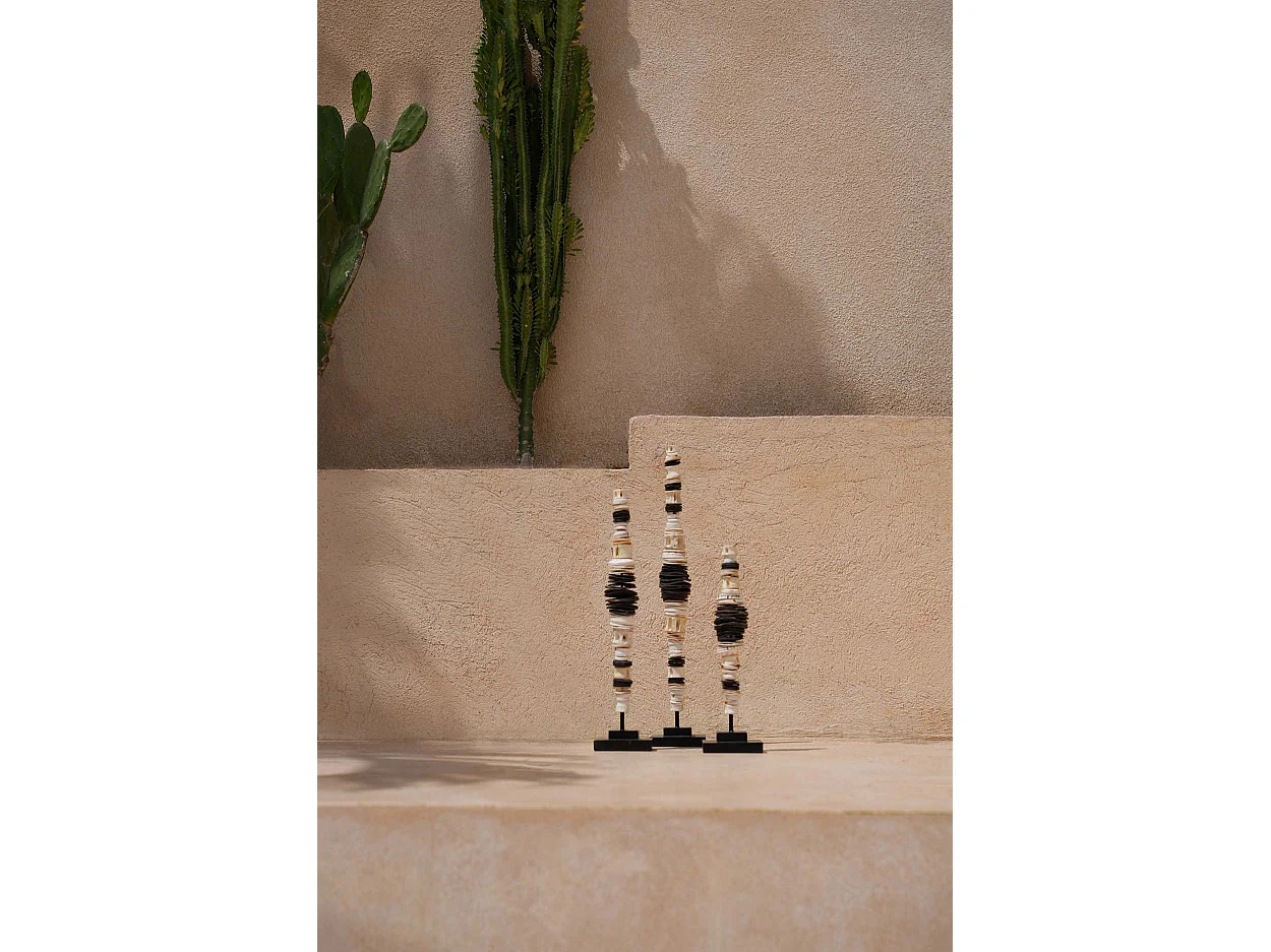 La Coquille d’Argent sur Pied - Noir Blanc - L