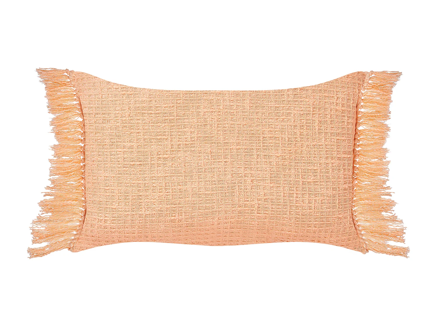 Set van 2 decoratieve kussens TANSY Katoen 40 x 60 cm Oranje Effen