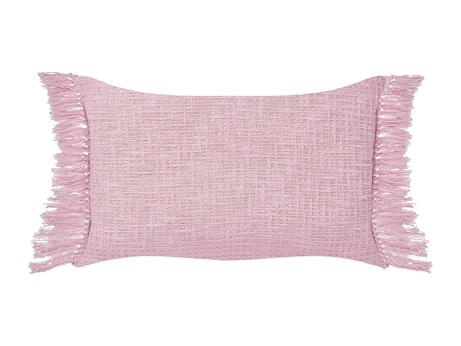 Dekokissen 2er Set TANSY Baumwolle 40 x 60 cm Rosa Ohne Muster