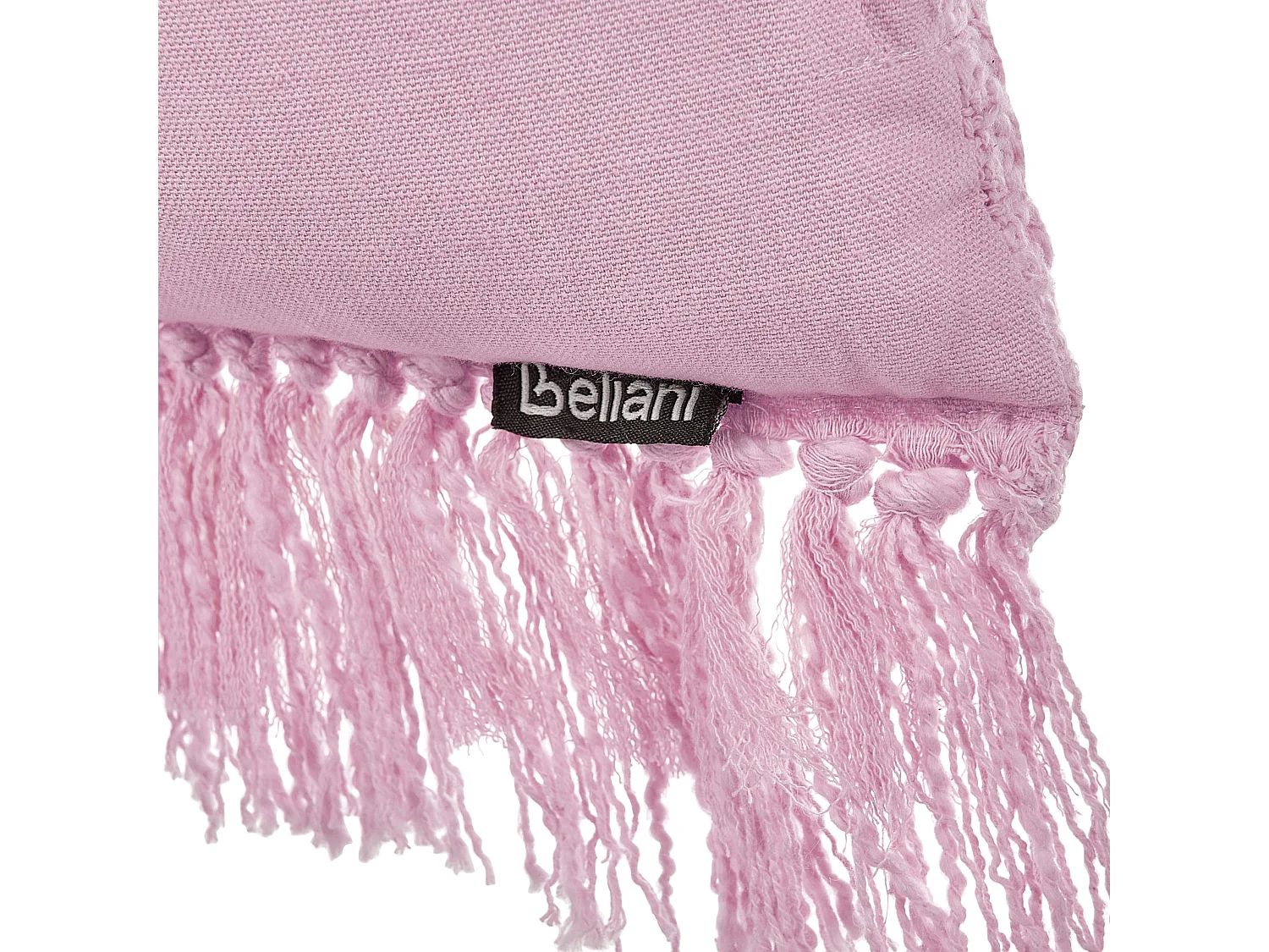 Set of 2 Decorative Cushions TANSY Cotton 40 x 60 cm Pink Solid