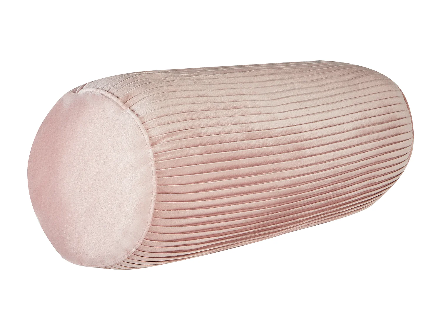 Cojín decorativo JONQUIL Terciopelo 22 x 60 cm Rosa Liso