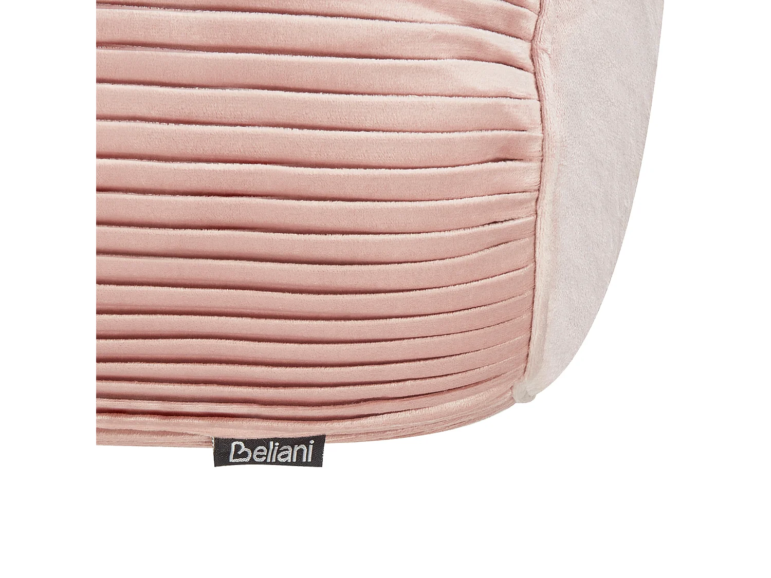 Almofada decorativa JONQUIL Veludo 22 x 60 cm Rosa Sólido