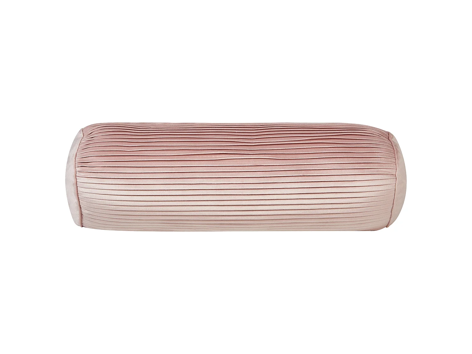 Throw Cushion JONQUIL Velvet 22 x 60 cm Pink Solid