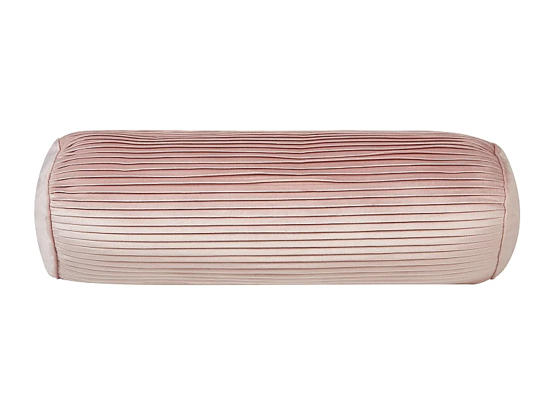 Dekokissen JONQUIL Samtstoff 22 x 60 cm Rosa Ohne Muster