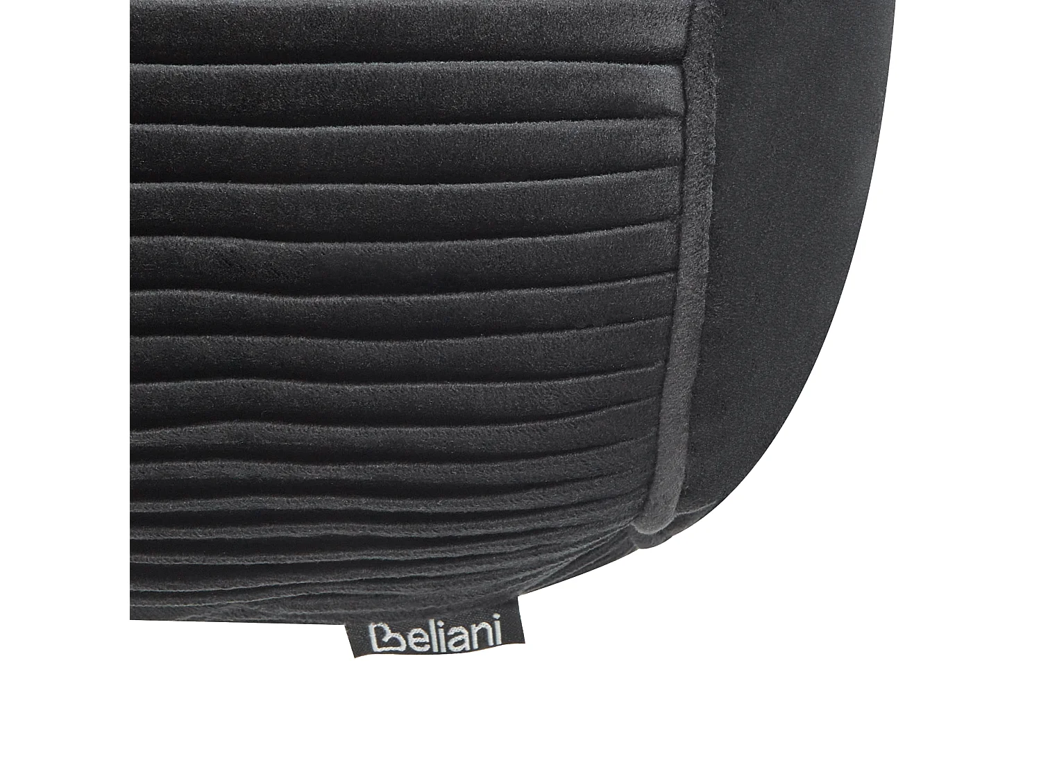 Sierkussen JONQUIL Fluweel 22 x 60 cm Zwart Effen