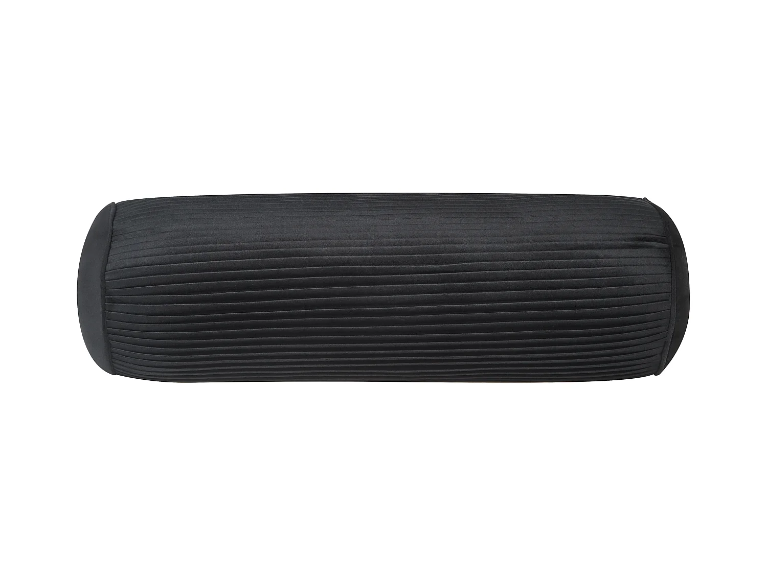Coussin JONQUIL Velours 22 x 60 cm Noir Unicolore
