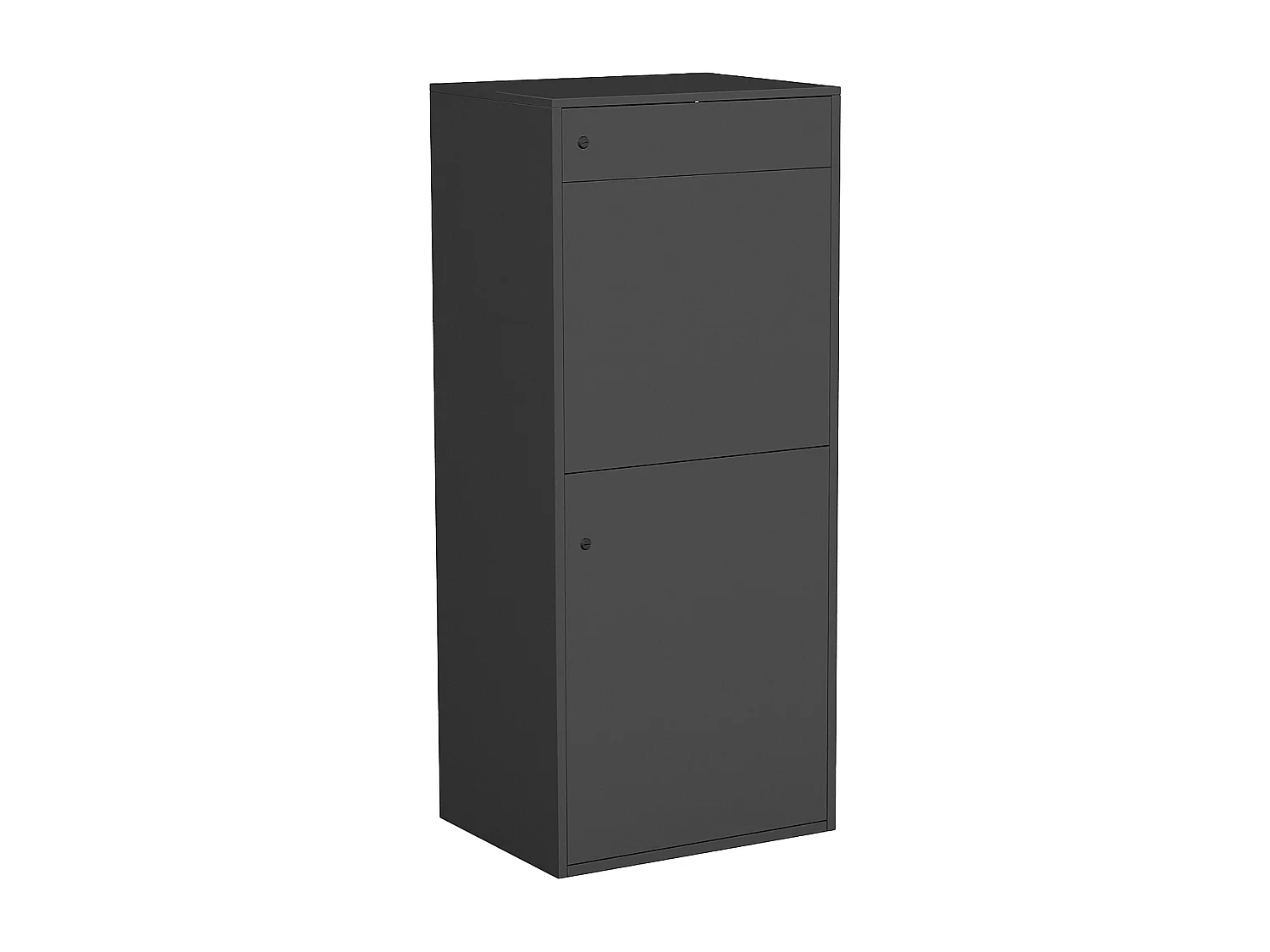 Antracit pakkeboks - L45 x B35 x H105 cm - COLIBRI