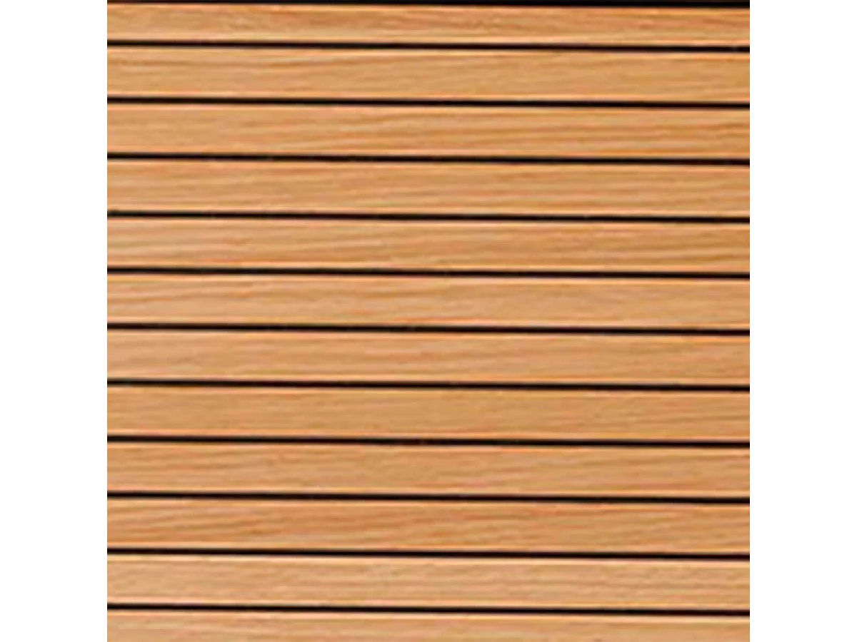 LOWAN - Meuble TV 2 Niches 2 Portes Effet Tasseaux Teinté Chêne Clair