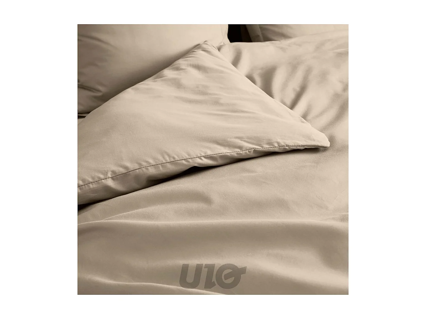 Funda de Edredón de Percal de Algodón Liso 260 x 240 cm