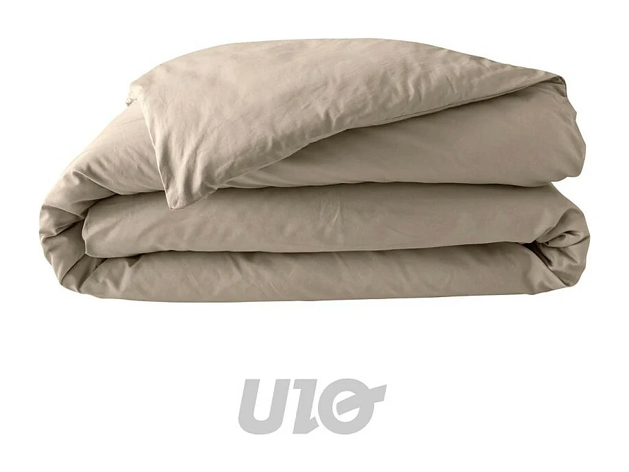 Funda de Edredón de Percal de Algodón Liso 260 x 240 cm