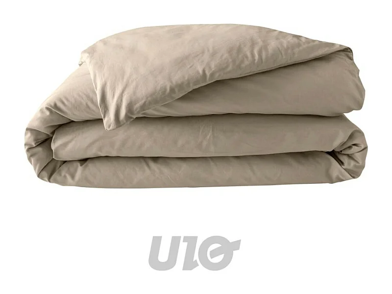 Housse de Couette "Percaline" 240x260cm Sable