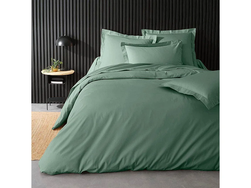 Housse de Couette "Percaline" 240x260cm Tilleul