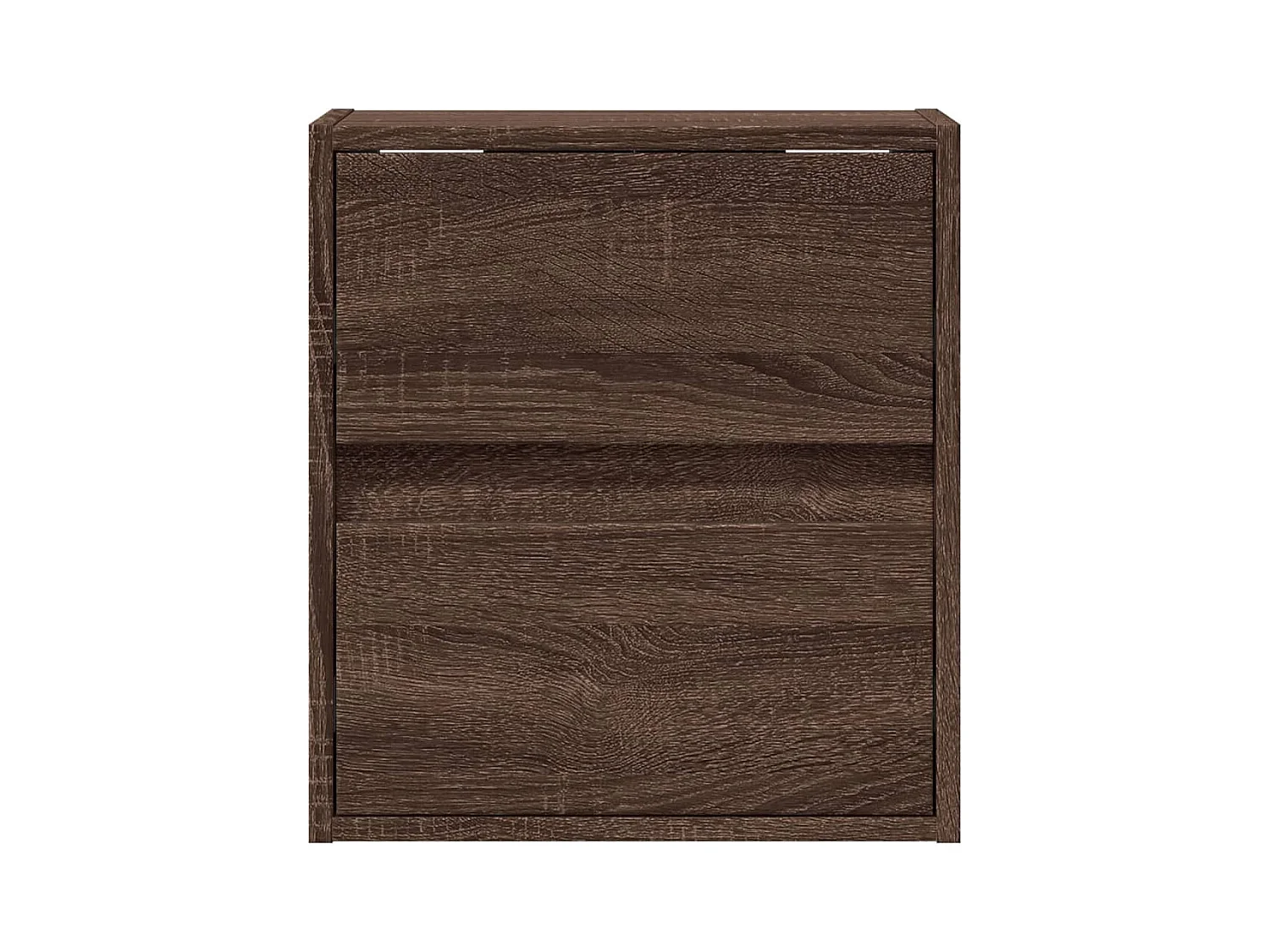 Meubles TV muraux lumières LED 2 pièces chêne marron 41x31x45 cm