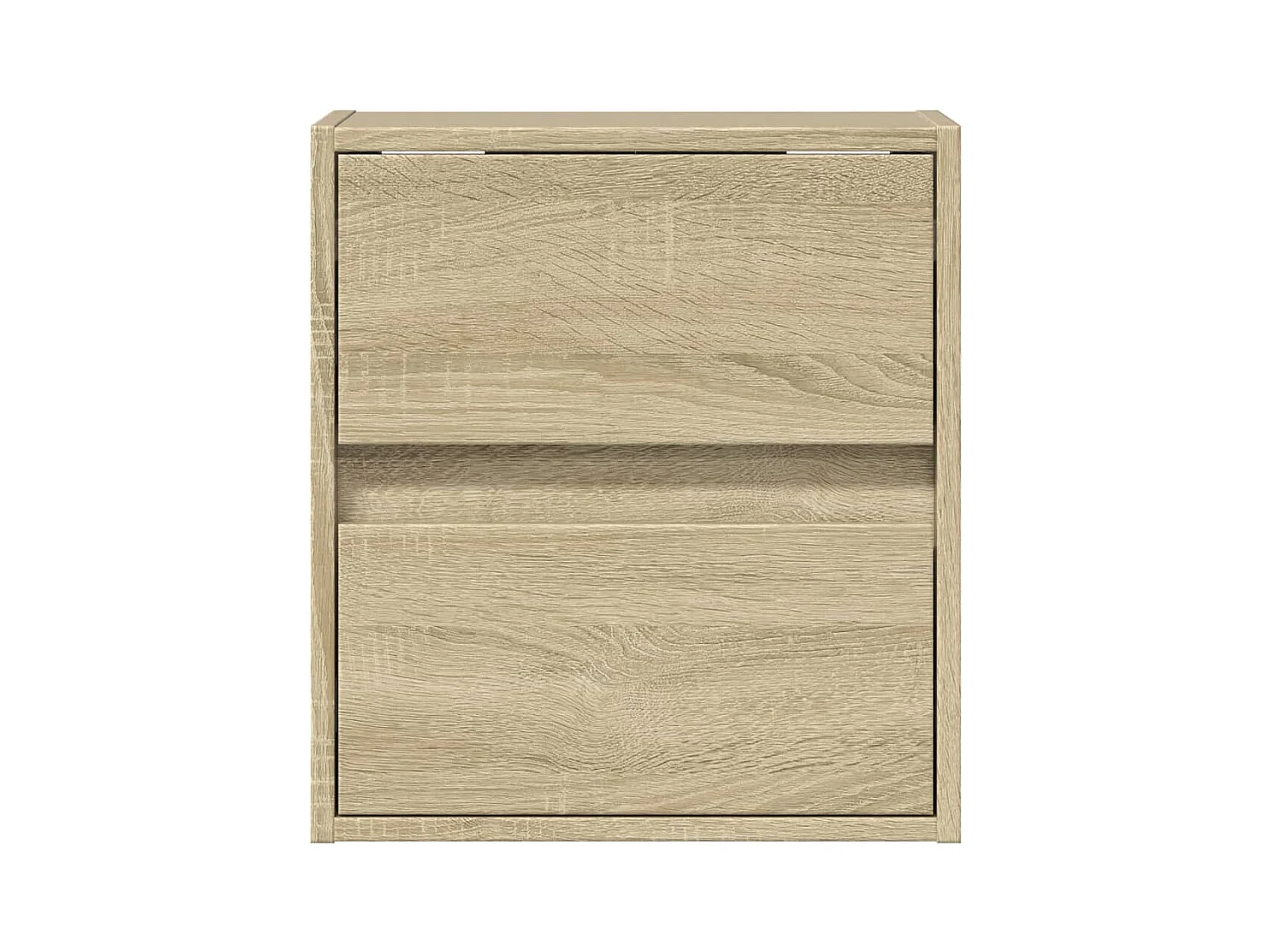 Meubles TV muraux lumières LED 2 pièces chêne sonoma 41x31x45 cm