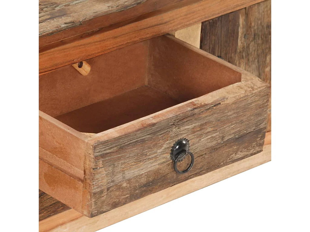 Tv-meubel 120x30x40 cm massief acaciahout en gerecycled hout