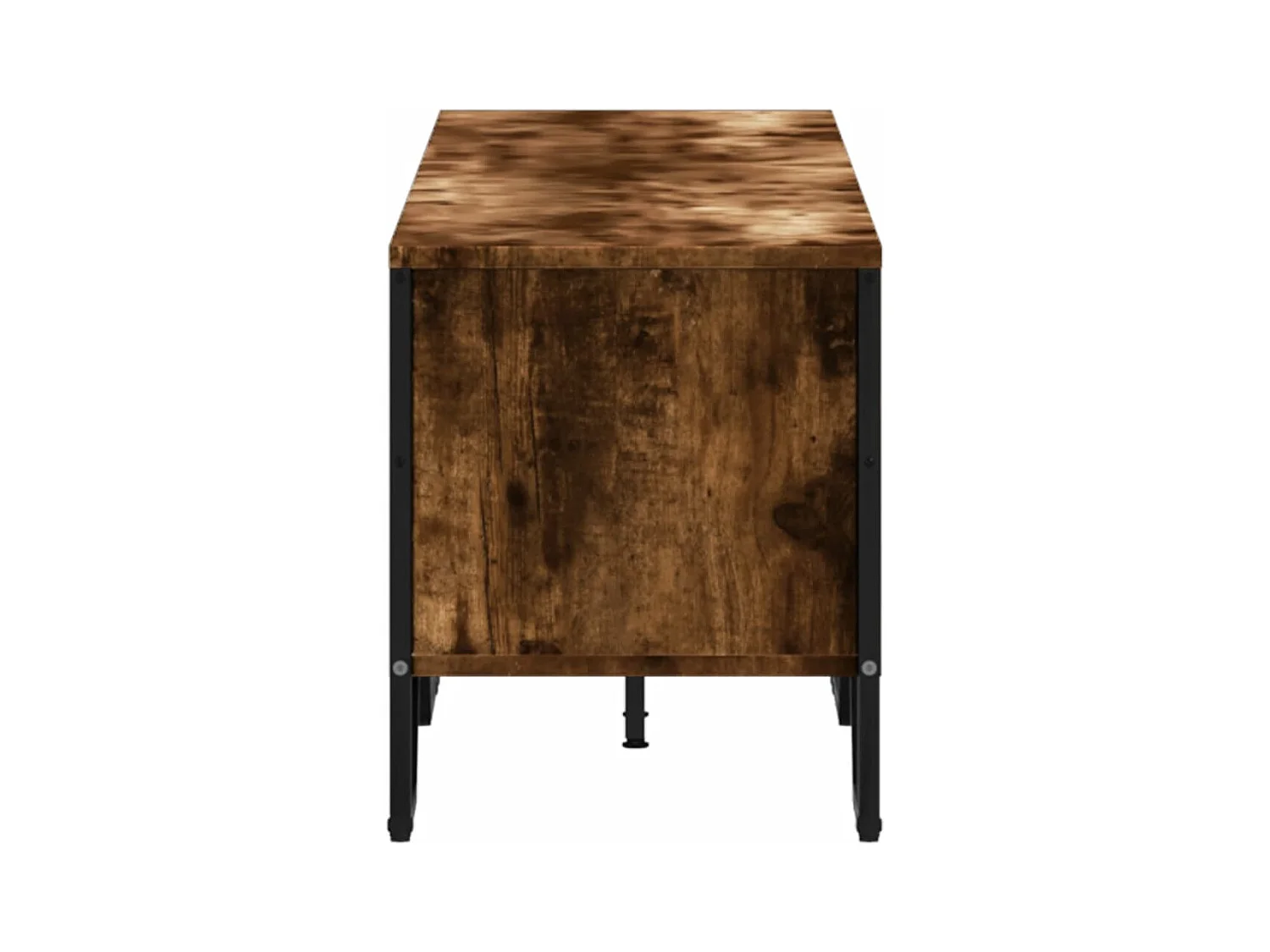 Meuble TV chêne fumé 180x34x41 cm bois d'ingénierie