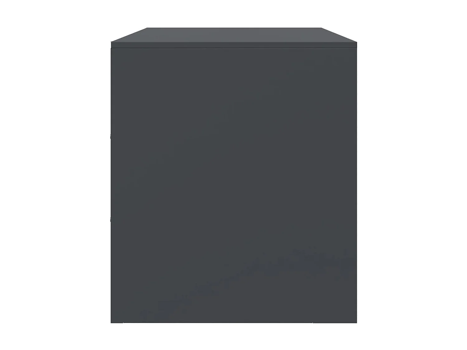 Meubles TV 2 pièces anthracite 67x39x44 cm acier