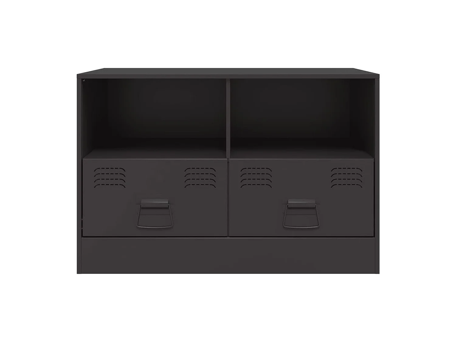 Tv-meubel 67x39x44 cm staal zwart