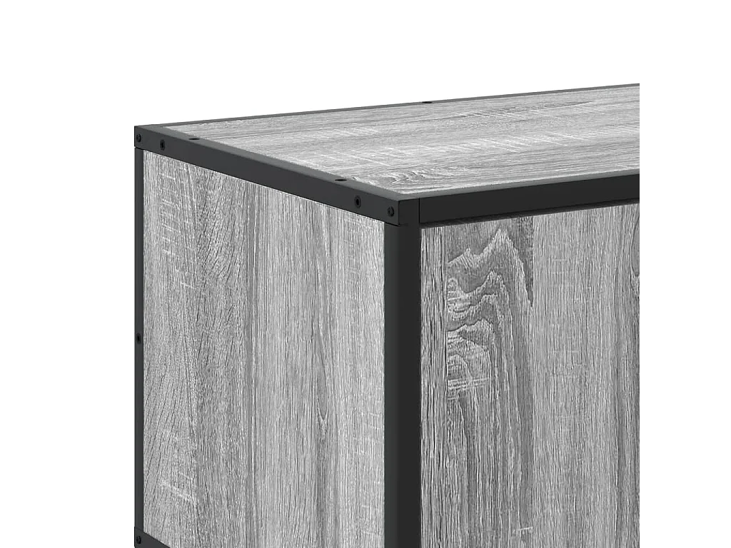 Meuble TV sonoma gris 180x35x41 cm bois d'ingénierie
