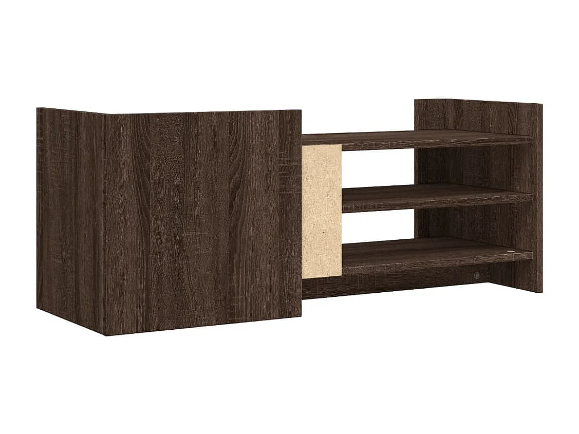 Meuble TV Chêne marron 100x35x40 cm Bois d'ingénierie