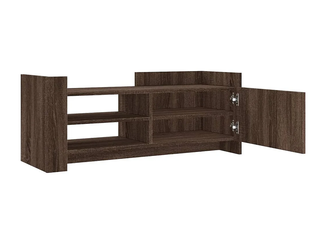 Meuble TV Chêne marron 100x35x40 cm Bois d'ingénierie