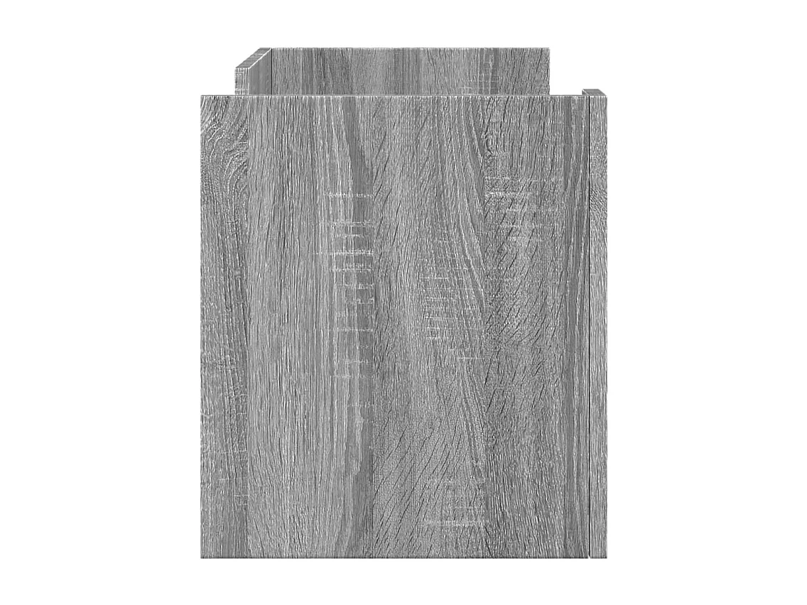 Meuble TV sonoma gris 80x35x40 cm bois d'ingénierie