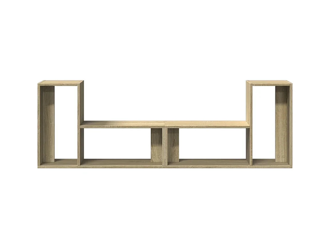 Meubles TV 2 pièces chêne sonoma 75x30x50 cm bois d'ingénierie