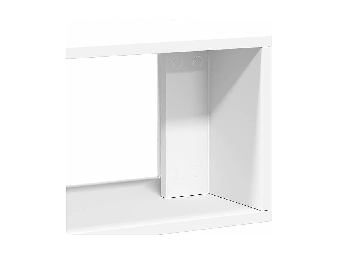 Tv-meubelen 2 st 75x30x50 cm bewerkt hout wit