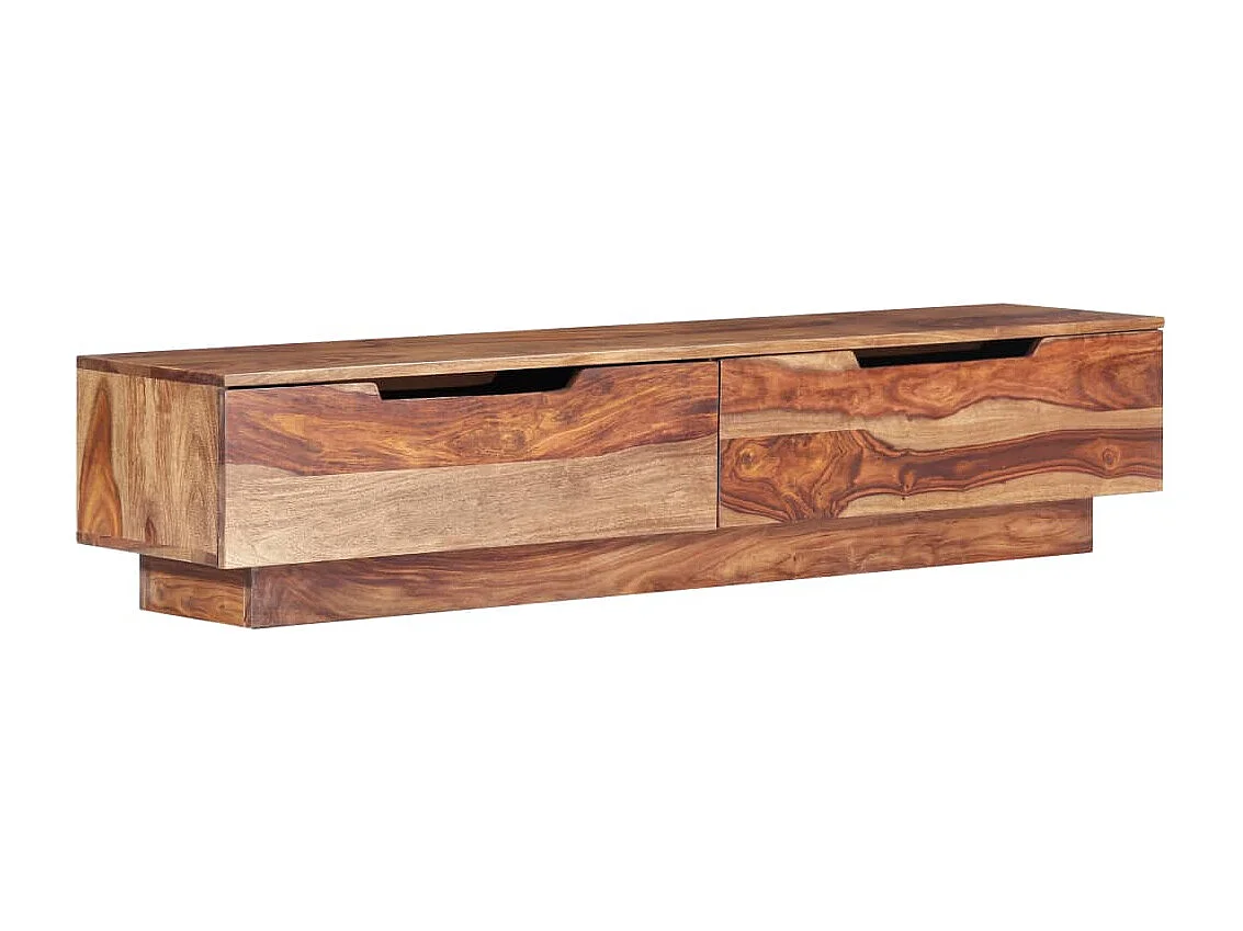 Meuble TV 145x30x30 cm Bois massif