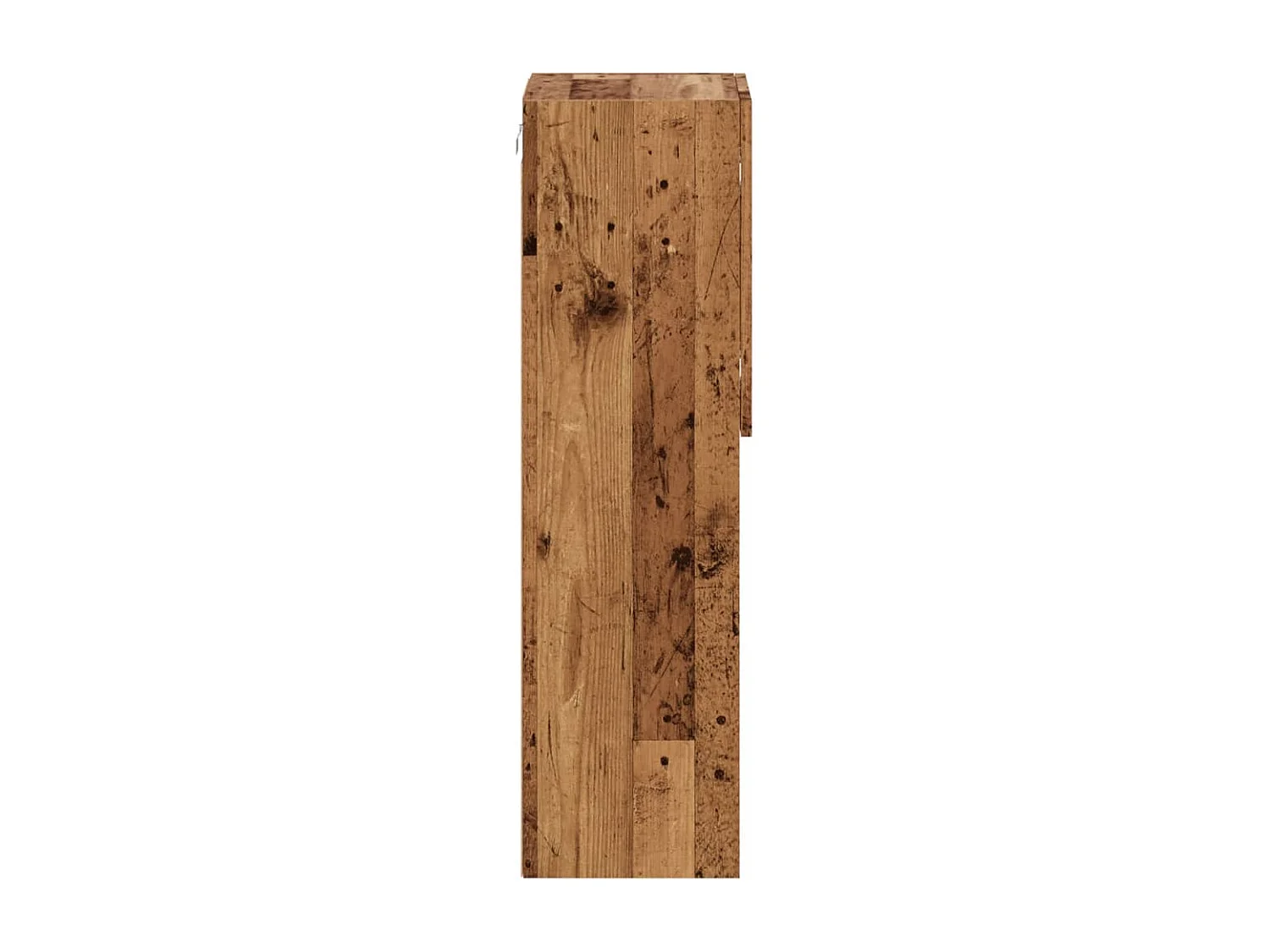 Meubles TV avec lumières LED 2 pièces vieux bois 30,5x30x102 cm