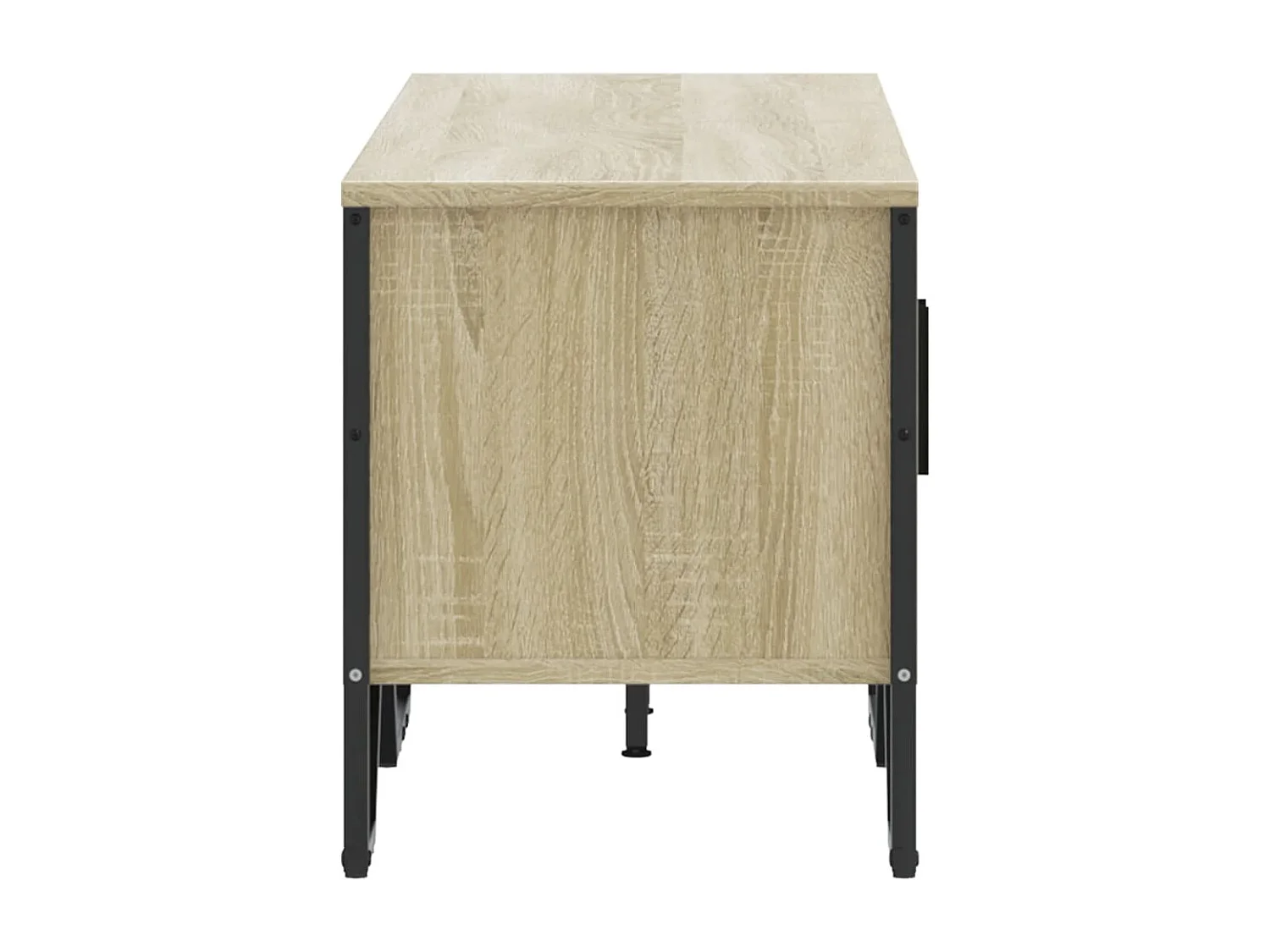 Meuble TV chêne sonoma 122x34x41 cm bois d'ingénierie