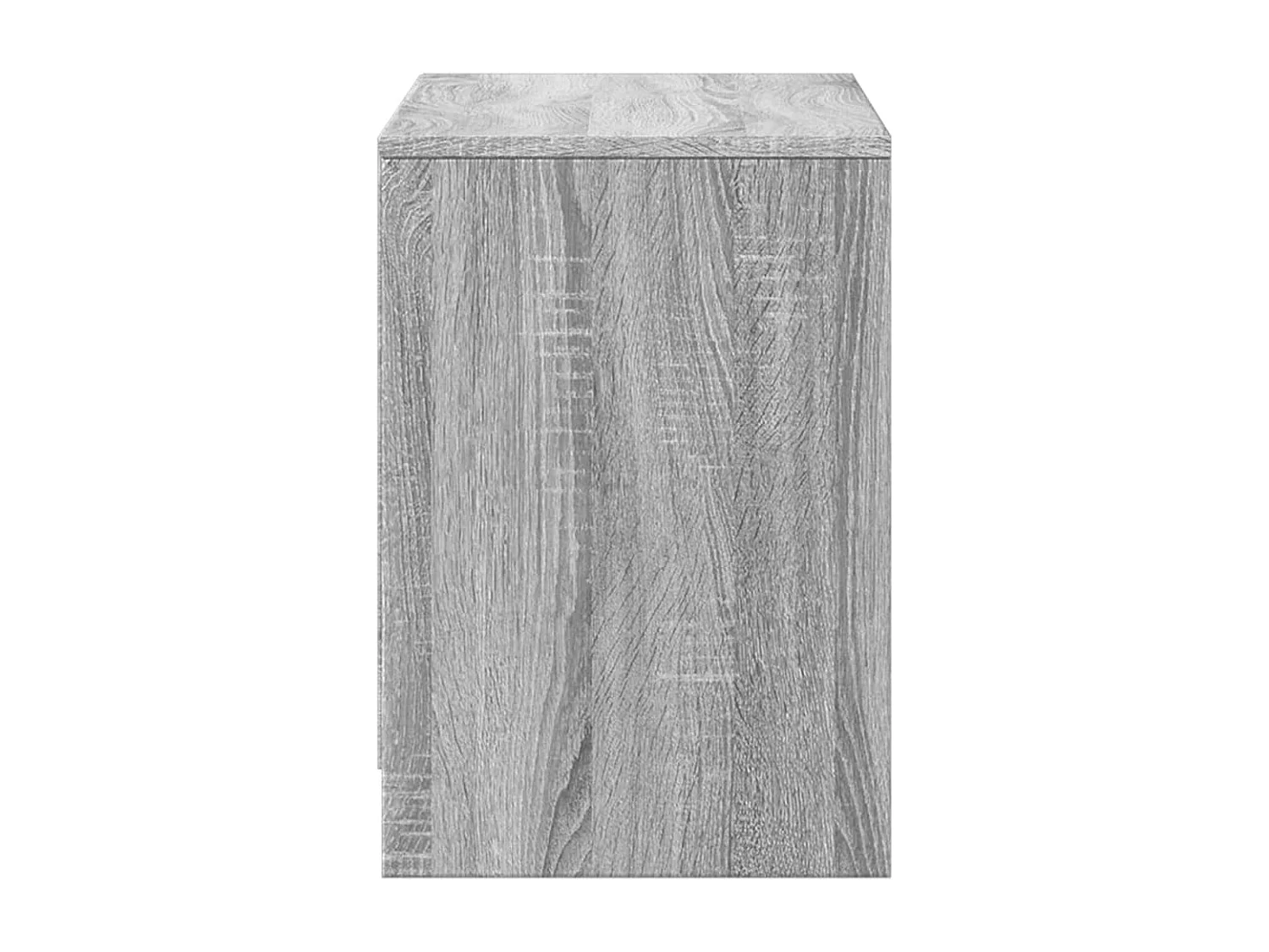 Meuble TV avec LED sonoma gris 100x34x50 cm bois d'ingénierie