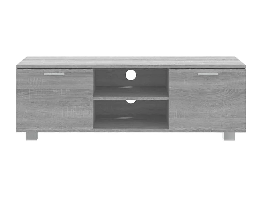Meuble TV Sonoma gris 120x40,5x35 cm Bois d'ingénierie
