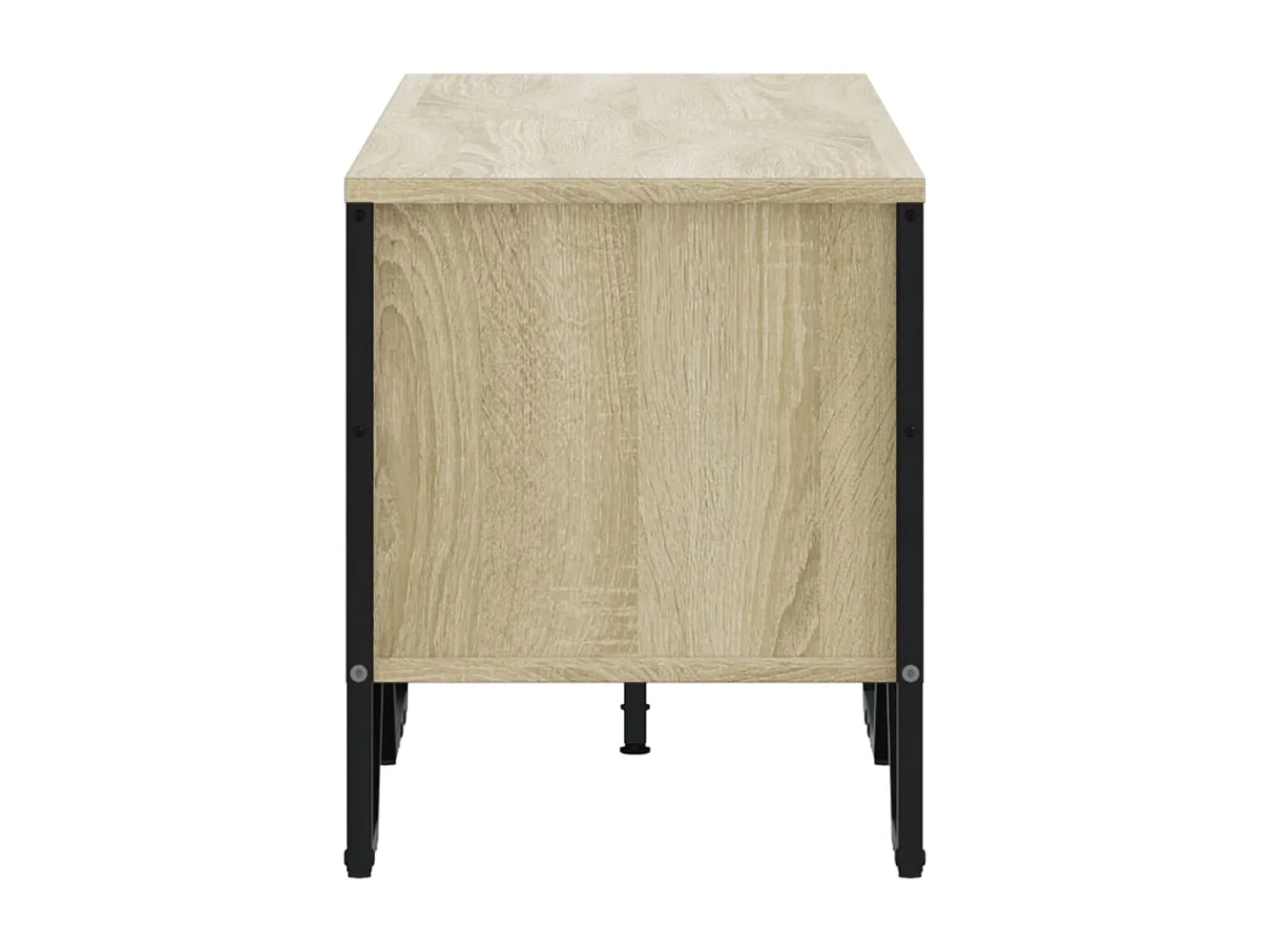Meuble TV chêne sonoma 122x34x41 cm bois d'ingénierie